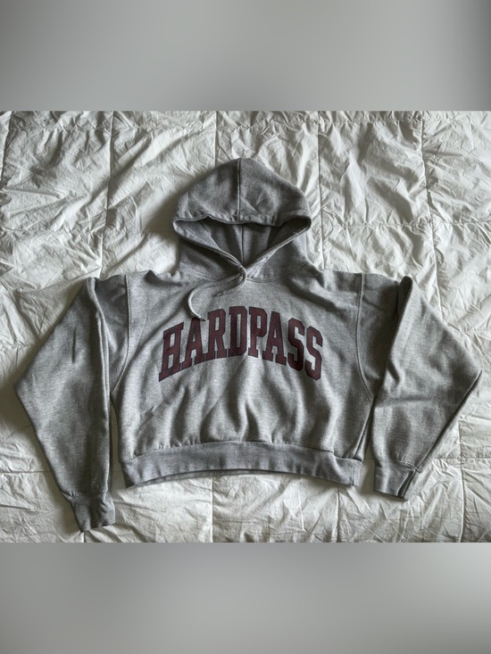 Tops - Megan Batoon Hardpass Cropped Hoodie
